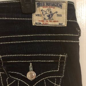 Dark blue True Religion Jeans! Worn once!